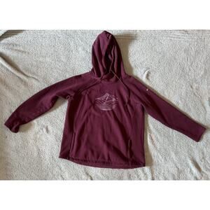 Columbia Women's M Purple Plum Hoodie Mountain Graphic Outdoors Hiking Camping